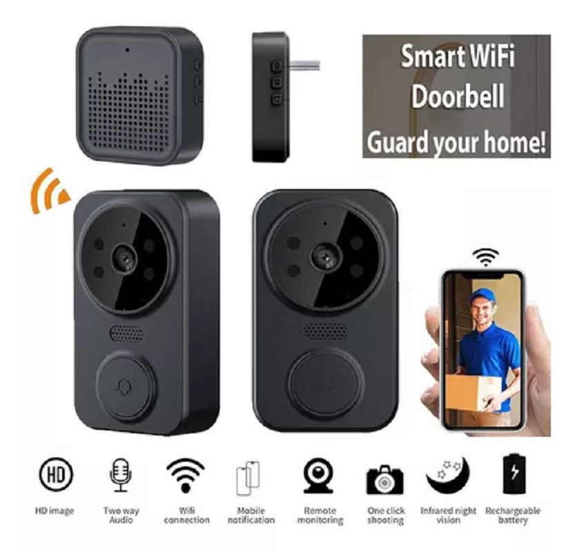 Timbre Wifi Video Portero Cámara